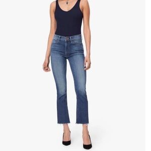 Mother denim Hustler ankle Fray in Big Sky